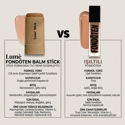 Lumè Aktif İçerikli Fondöten Stick
