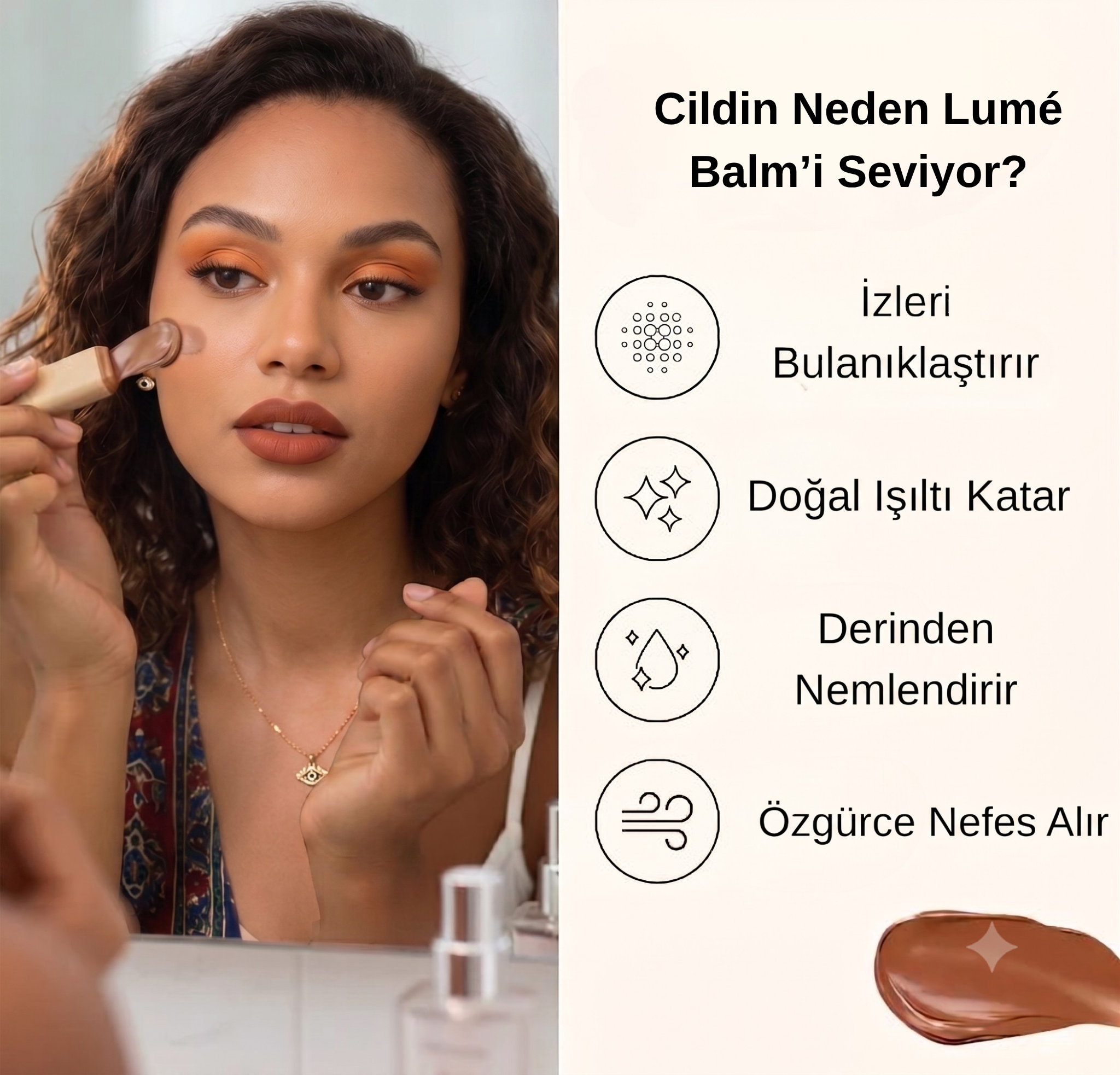 Lumè Aktif İçerikli Fondöten Stick